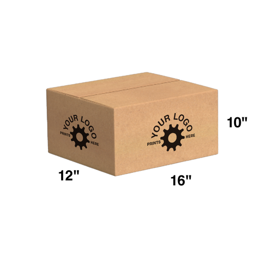 Custom Shipping Box 16x12x10 (100 Pack) - Standard Size