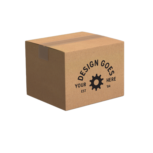 Custom Shipping Box 13x10x4 (100 Pack) - Special Order Size