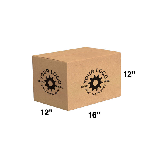 Custom Shipping Box 16x12x12 (100 Pack) - Special Order Size