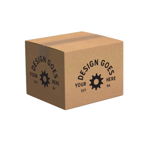 Custom Kraft Shipping Box (100 Pack Bundles In Multiple Sizes).