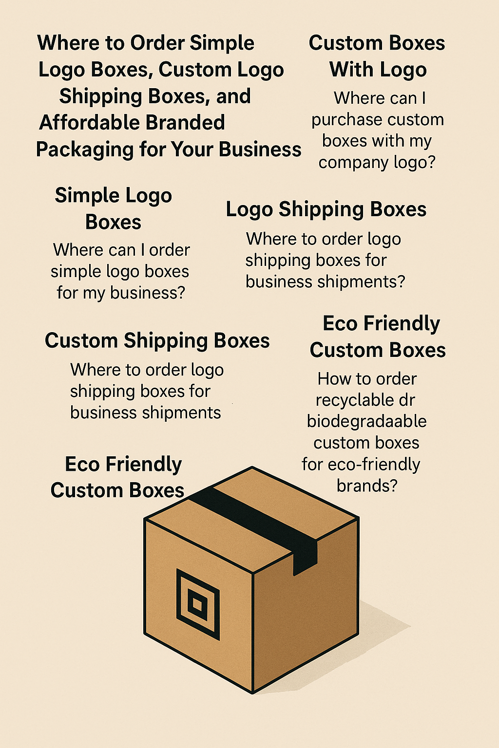 Where to Order Simple Logo Boxes, Custom Logo Shipping Boxes, and Affordable Branded Packaging for Your Business