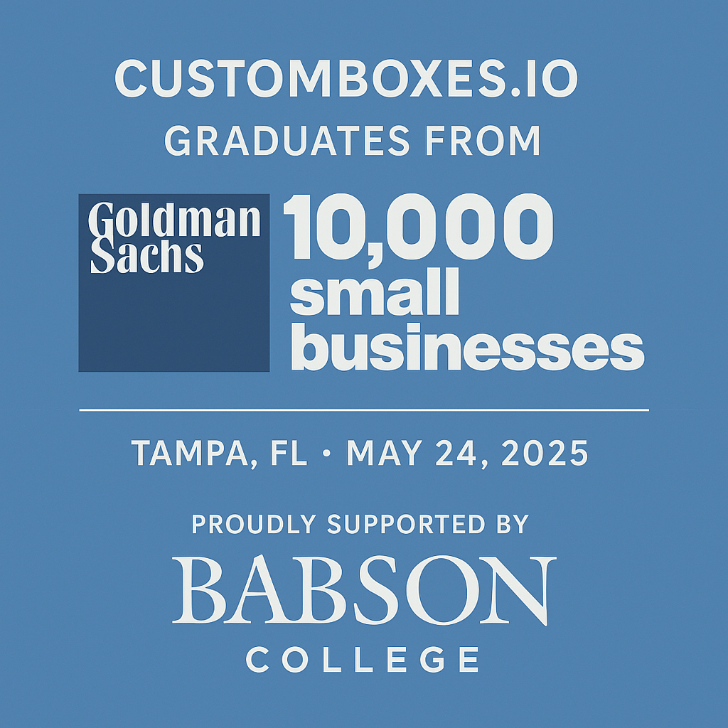 CustomBoxes.io Graduates from Goldman Sachs 10,000 Small Businesses Program