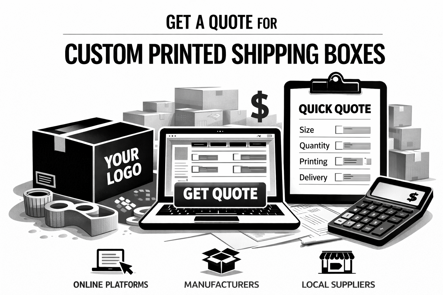 How to Get a Quote for Custom Printed Shipping Boxes (Fast + Accurate)