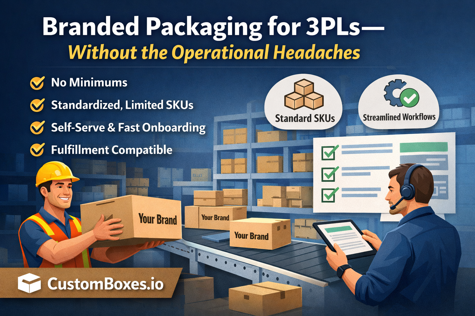 Why Branded Packaging Breaks at 3PLs—and How to Fix It Without Adding Complexity With CustomBoxes.io