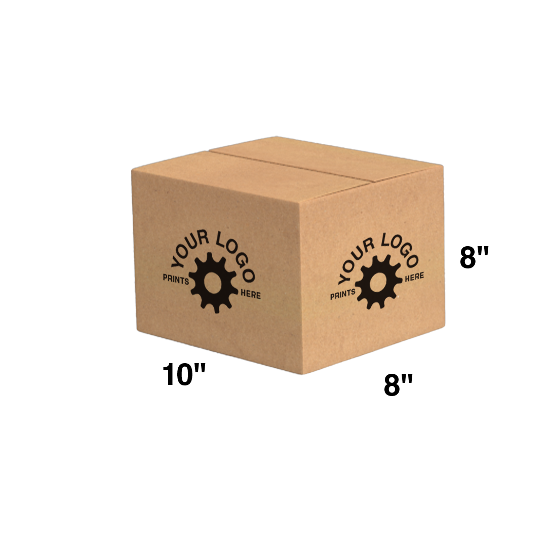 Custom Shipping Box 10x8x8 (100 Pack) - Special Order Size