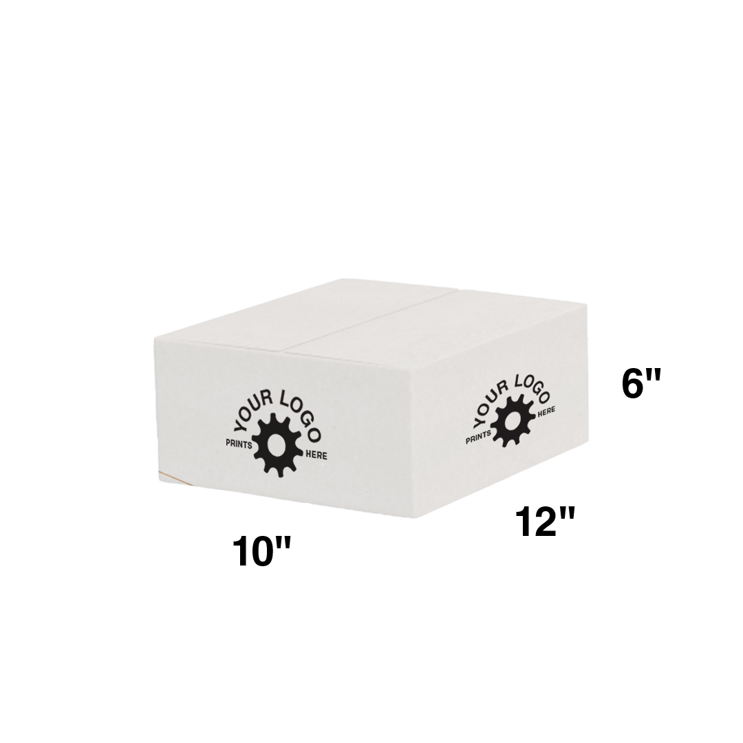 Special Order White Custom Shipping Boxes (100 Pack)