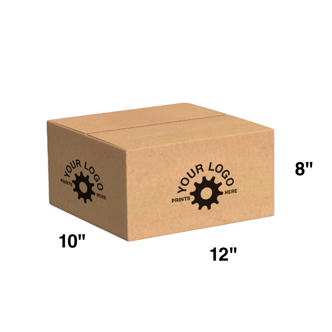 Custom Shipping Box 12x10x8 (100 Pack) - Special Order Size