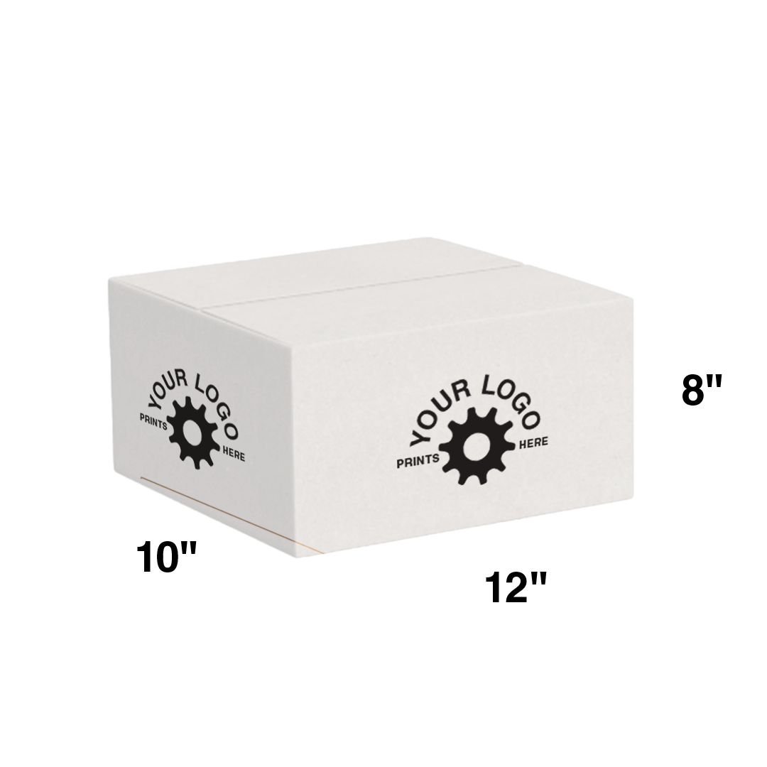 Special Order White Custom Shipping Boxes (100 Pack)