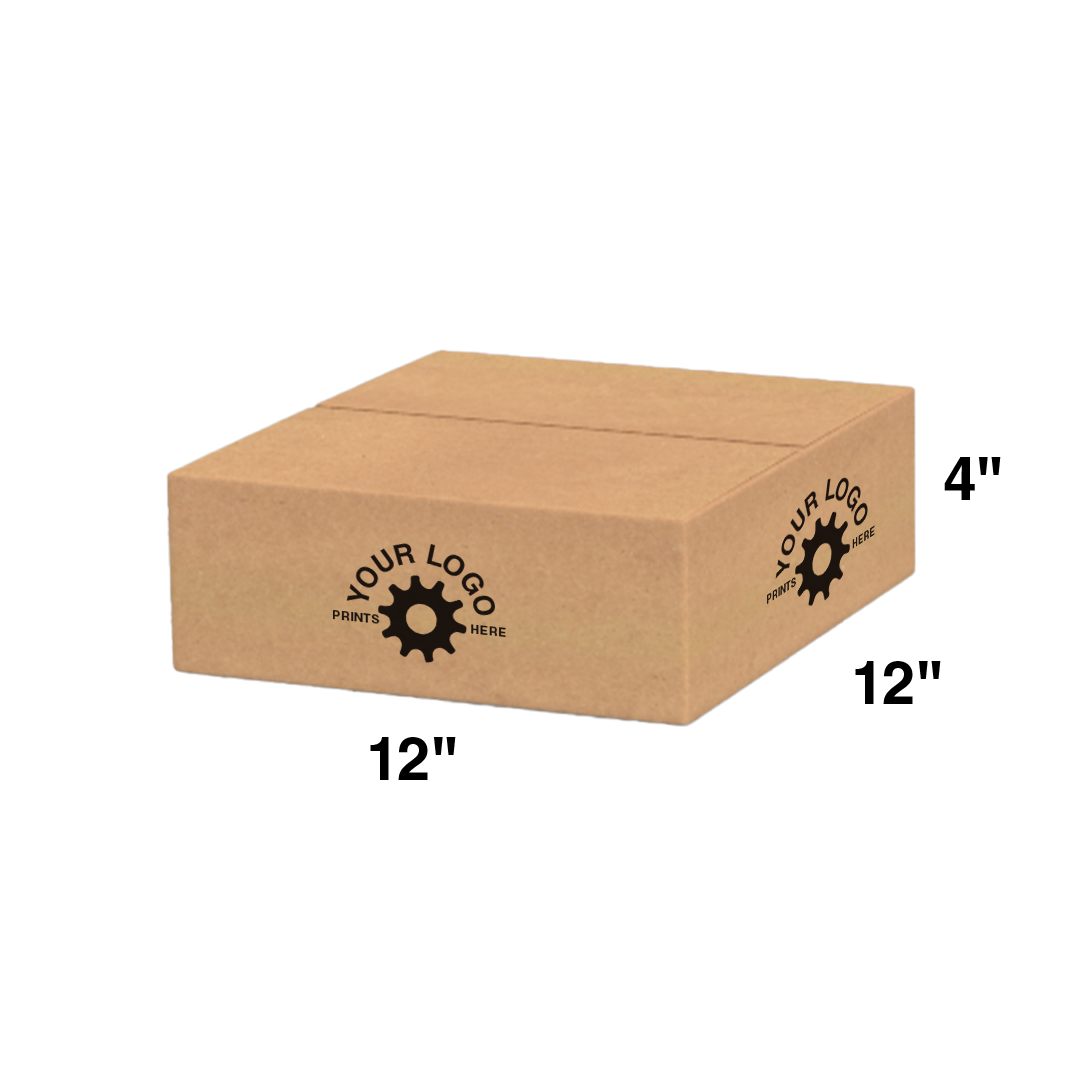 Custom Shipping Box 12x12x4 (100 Pack) - Special Order Size