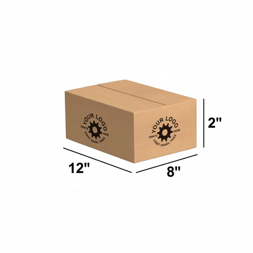 12x8x2 Custom Kraft Box
