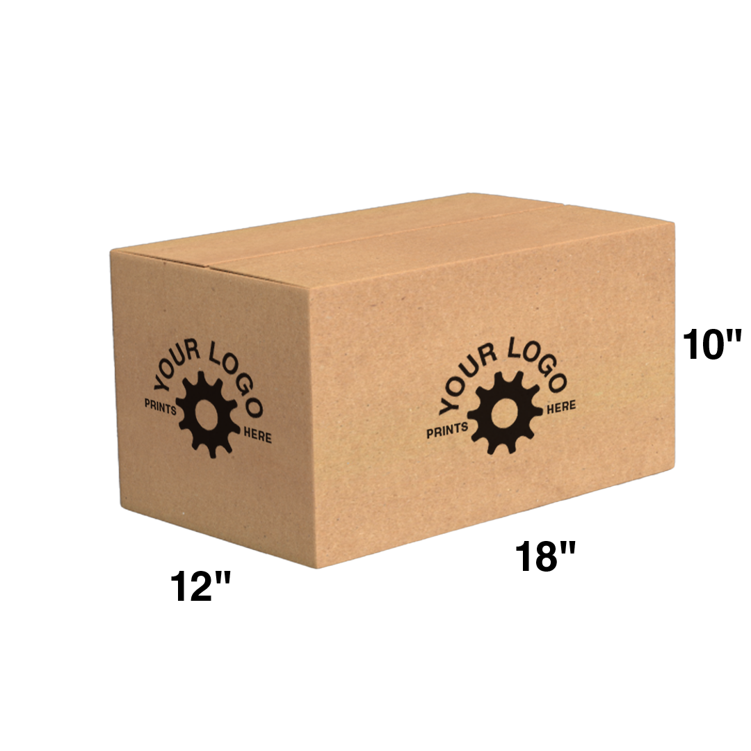 Custom Shipping Box 18x12x10 (100 Pack) - Special Order Size