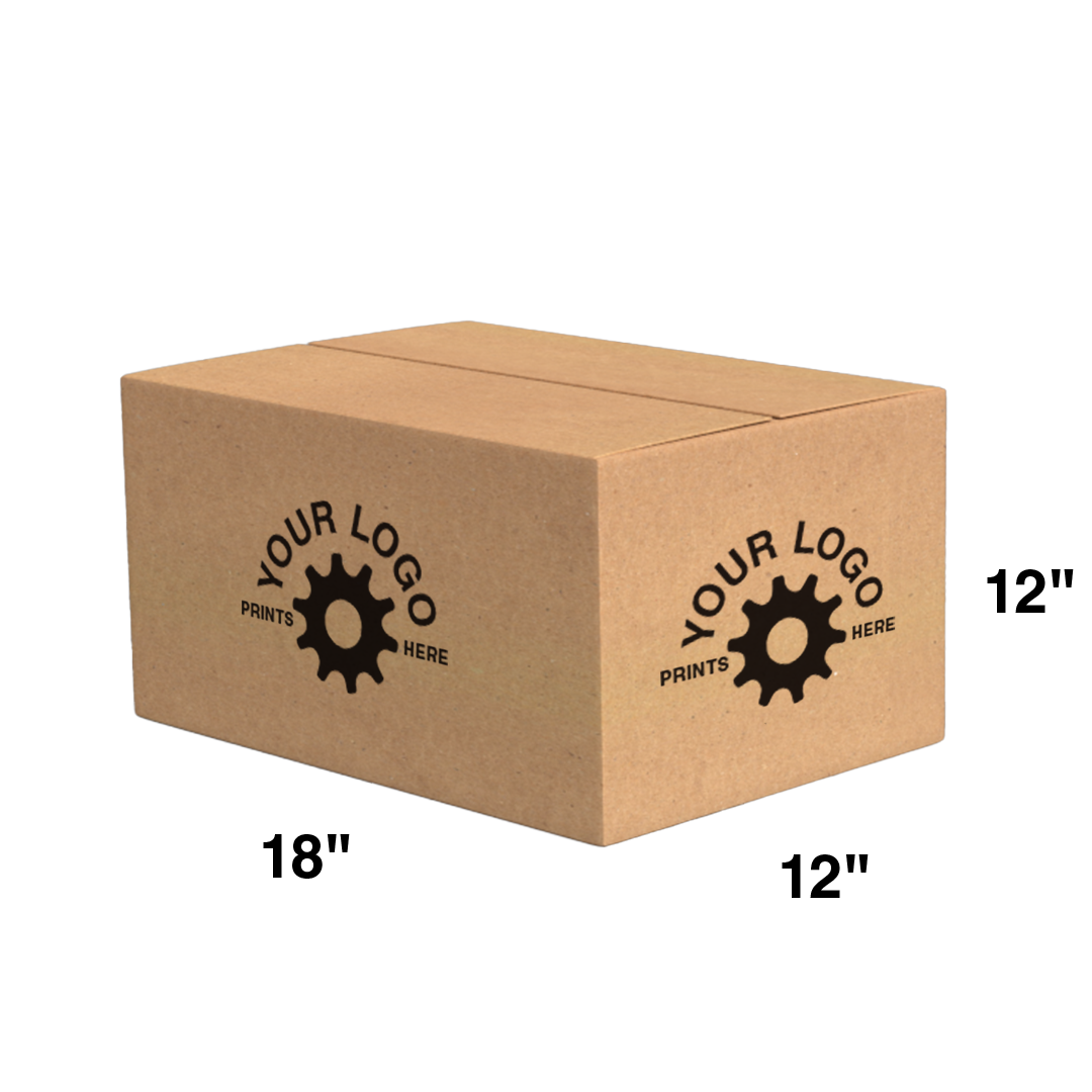 Custom Shipping Box 18x12x12 (100 Pack) - Special Order Size