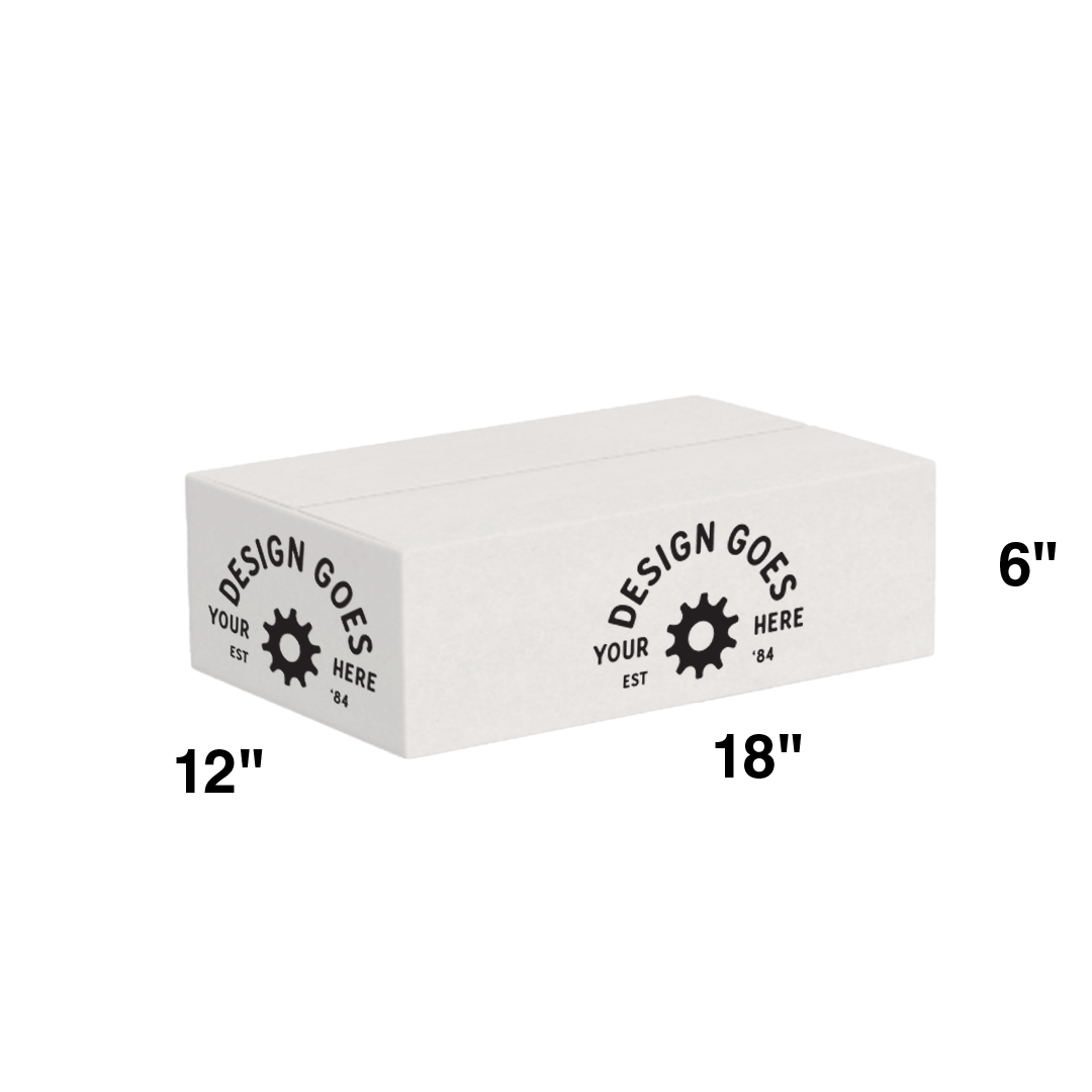 Special Order White Custom Shipping Boxes (100 Pack)