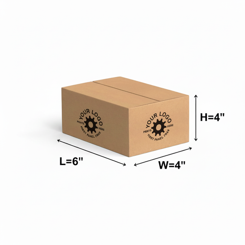 6x4x4 Custom Kraft Box