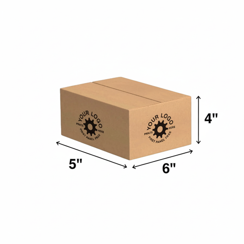 6x5x4 Custom Kraft Box