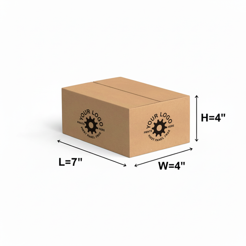 7x4x4 Custom Kraft Box