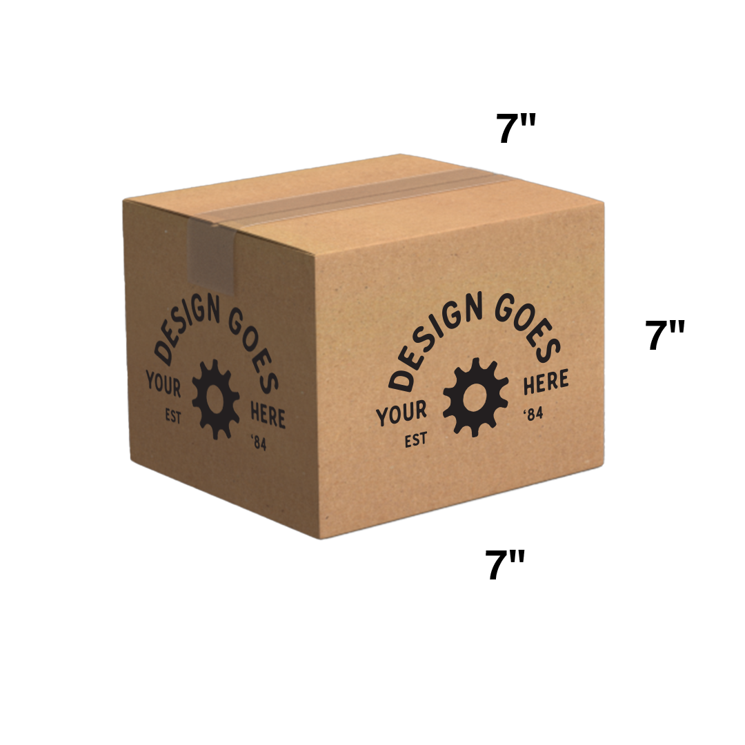 Custom Shipping Box 7x7x7 (100 Pack) - Special Order Size