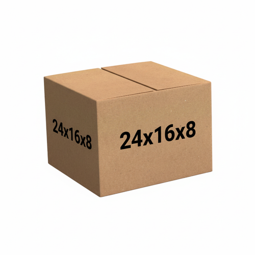 24x16x8 blank shipping box 100 pack