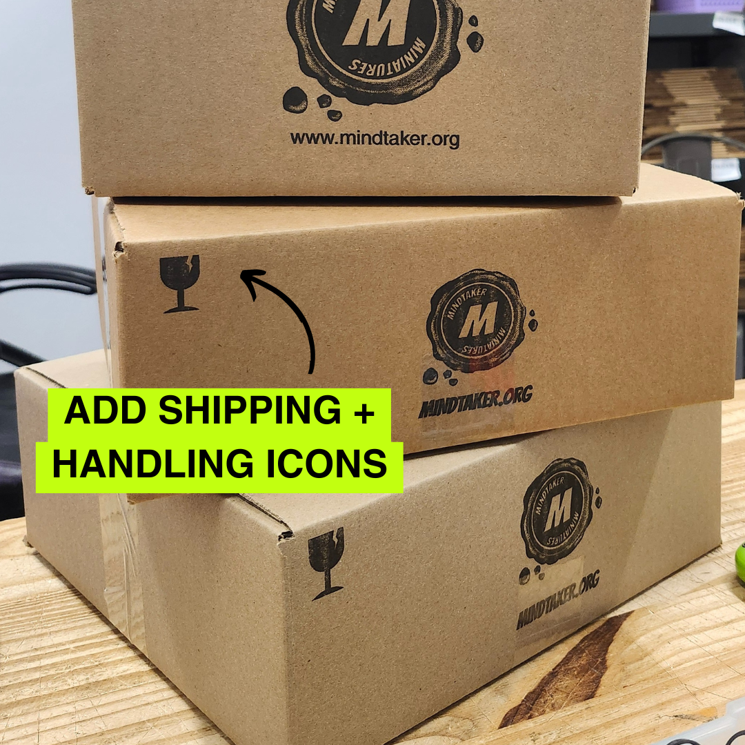 Custom Shipping Box 8x6x4 (100 Pack) - Standard Size