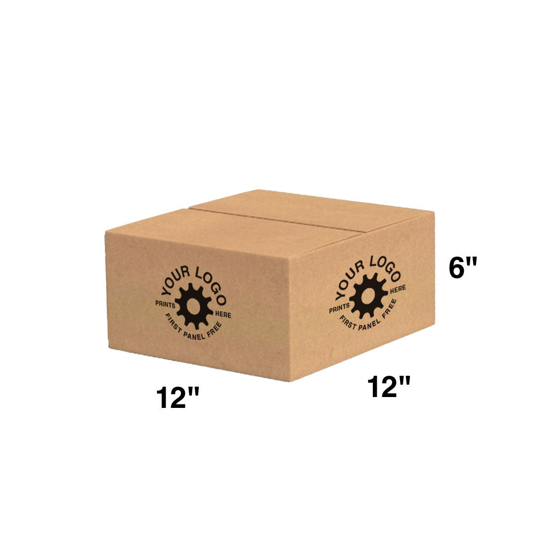 Custom Shipping Box 12x12x6 (100 Pack) - Special Order Size