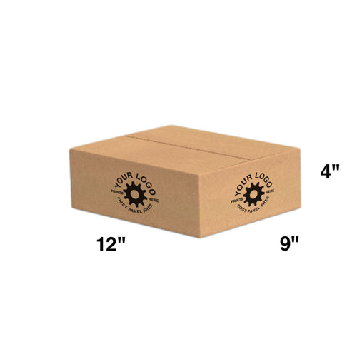 Custom Shipping Box 12x9x4 (100 Pack) - Special Order Size