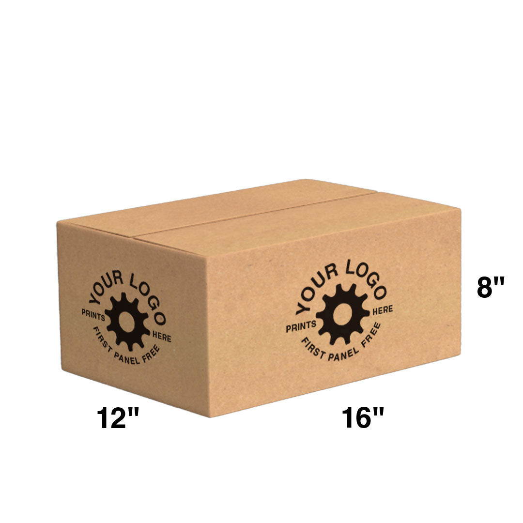 Custom Shipping Box 16x12x8 (100 Pack) - Special Order Size