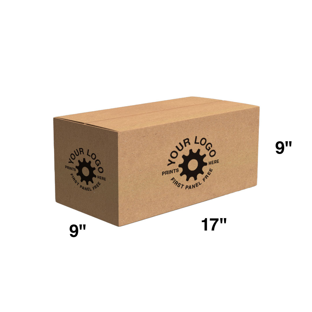 Custom Shipping Box 17x9x9 (100 Pack) - Special Order Size (200#)