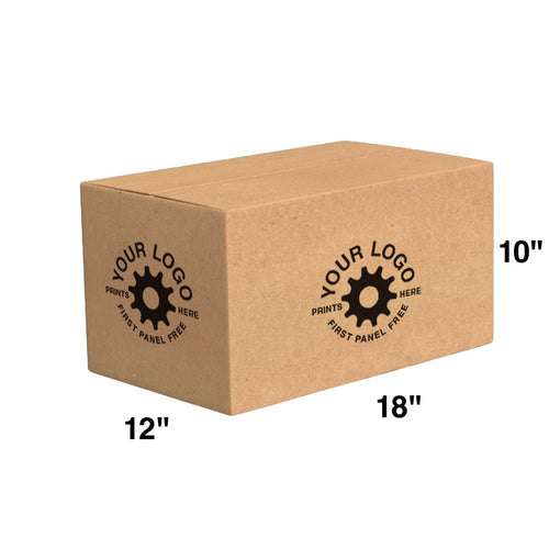 Custom Shipping Box 18x12x10 (100 Pack) - Special Order Size