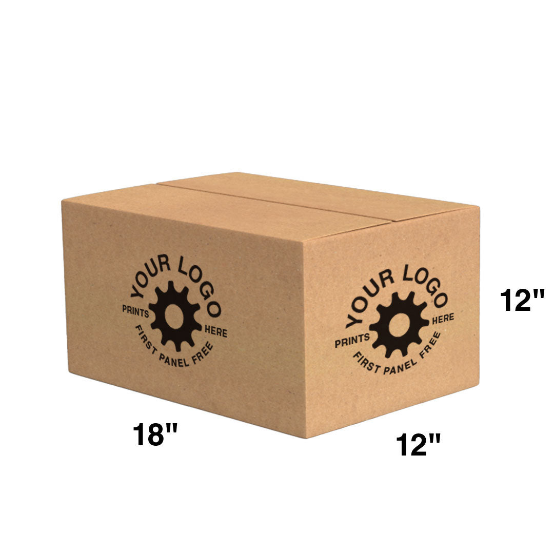 Custom Shipping Box 18x12x12 (100 Pack) - Special Order Size